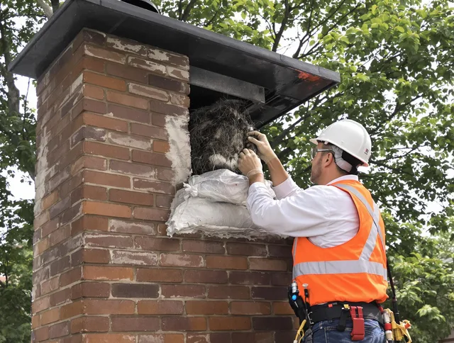 Humane removal of debris and animals by Westerly Chimney Sweep in Westerly, RI